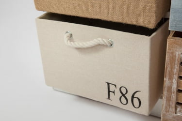 Тумба с 6 ящиками Secret De Maison MARITIME 6 ( mod. HX16-006NS ) butter white/navy design