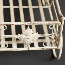 Цветочница Secret de Maison CARRIAGE (mod. PL08--6954) металл, 40х23х55см, Античный белый (Antique White)