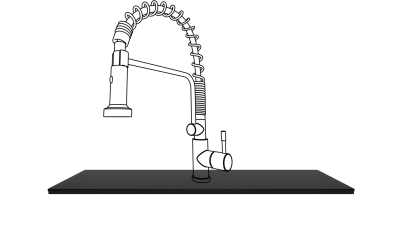 Подставка под кран Kit Kraken WING-GREEK ПодставкаПодКранWING-GULFBL