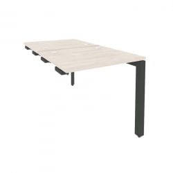 Стол-приставка двойной на П-образном м/к к опорным элем. ONIX O.MP-D.SPR-0.7 Денвер Светлый/Антрацит