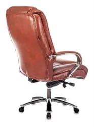 Кресло руководителя Бюрократ T-9925SL кожа Светло-коричневый Leather Eichel