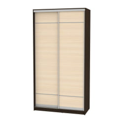 Шкаф-купе венге Б-220х120х60-3(Венге-ДМ-Д7Д7) / B-220х120х60-3(Венге-ДМ-D7D7)