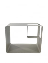 Журнальный столик Вива металл светло-серый / Viwa