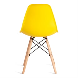 Стул CINDY (EAMES) (mod. 1801) дерево бук/металл/сиденье пластик, 45x51x82 см, Yellow (Желтый) Стул CINDY (EAMES) (mod. 1801) дерево бук/металл/сиденье пластик, 45x51x82 см, Yellow (Желтый)