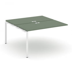 Двойной наборный элемент рабочей станции CОНCЕПТ CН.ДНРС-002 Кобо Белый / CONCEPT CN.DNRS-002