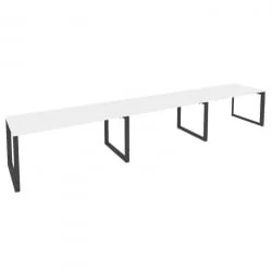 Рабочая станция на О-образном м/к ОНИКС О.МО-РС-3.4.8 Белый Бриллиант/Антрацит / ONIX O.MO-RS-3.4.8