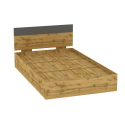 Кровать Алиса(Л10)1247х798х2063(ДВ-Графит) / Алиса(L10)1247х798х2063(ДВ-Графит)