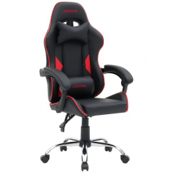 Кресло компьютерное CROMEX (КРОМЕКС) Joker GM-125 экокожа черное/красное