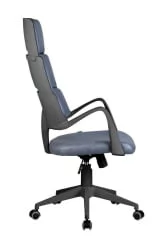 Кресло оператора Riva Chair SAKURA (черный пластик) Альпийское озеро