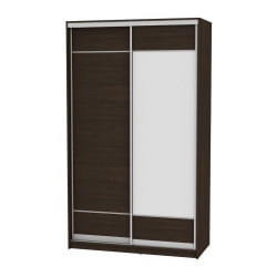 Шкаф-купе B-220х135х60-2(Венге-D7D8)