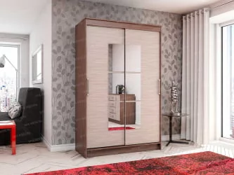 Шкаф-купе ЭЛЕГАНТ 1 Венге/ Сона Лоредо