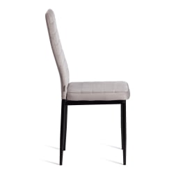 Стул Easy (mod. JSC02-1) металл, флок, 41 х 52 х 96 см, Light grey (светло-серый) HLR14 / черный Стул Easy (mod. JSC02-1) металл, флок, 41 х 52 х 96 см, Light grey (светло-серый) HLR14 / черный
