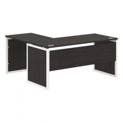 Стол письменный угловой правый КСТЕН-КП КСКПCТ 1615 Р Дуб Юкон Белый / XTEN-QP XQPCT R