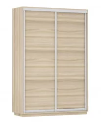 Шкаф-купе в гостиную комнату Экспресс Дуо Элемент 1400х2200х Ясень шимо светлый / 1400х2200h