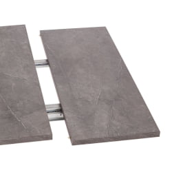 Стол VIGO ЛДСП/HPL/металл, 120 x 80 x 30 х 30 х 75 см, Мрамор черный/черный