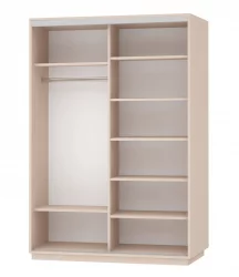 Шкаф-купе двухдверный Экспресс Дуо 1600х2400х Улица/Белый снег / 1600х2400h