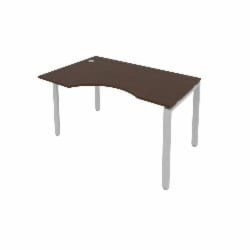 Стол письменный МЕТАЛ СЙСТЕМ Б.СА-2 Л Венге/Серый / METAL SYSTEM