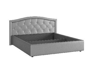 Кровать 1.6 Верона 2 с подъем. механизмом ЗП.КМ1.6-01.2 топаз (велюр) / ZP.KM1.6-01.2
