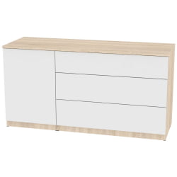 Комод Калисто(K46)699х1352х468PUSHtoOPEN(ДСС-Белый)