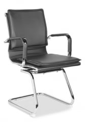 Кресло для посетителей CЛГ-617 ЛКСХ-C Грей / CLG-617 LXH-C Grey