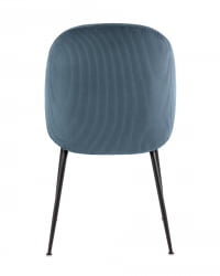 Стул Беетле велюр Голубой / Beetle