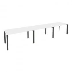 Рабочая станция на П-образном м/к ОНИКС О.МП-РС-3.3.8 Белый Бриллиант/Антрацит / ONIX O.MP-RS-3.3.8