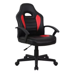 Кресло компьютерное BRABIX Spark GM-201 экокожа Черное/красное