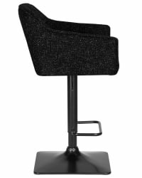 Стул барный DOBRIN RALF (черный твид (LEO18))