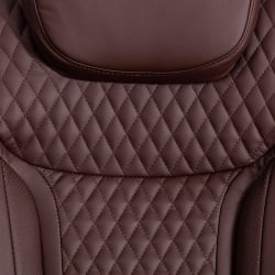 Кресло офисное Труст (макс) кож/зам, коричневый/коричневый стеганный/коричневый, 36-36/36-36/6/36-36/06 / Trust (max)