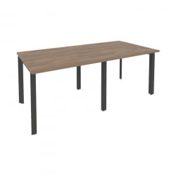 Стол переговорный (2 столешницы) ONIX O.MP-PRG-2.1 Дуб Аризона/Антрацит