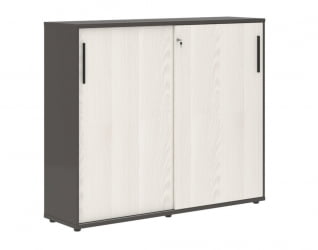 Шкаф с дверьми-купе ЕДИС ЕМC 1643 Ясень Траун Черный Мокко / EDIS EMC