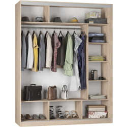 Шкаф-купе Б-220х180х60-2(ДМ-Д9Д10Д9) / B-220х180х60-2(ДМ-D9D10D9)