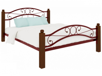 Кровать Надежда Lux plus 1200х1900 Красная