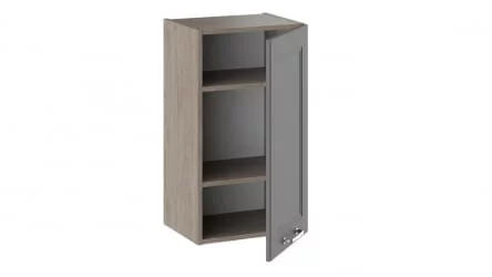 Шкаф навесной Одри В_72-40_1ДР Дуб Сонома трюфель/Серый шелк