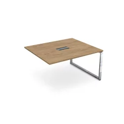 Стол системы БЭНЧ, переговорный, конечный ГЛОСС ЛИНЕ НСПК-О.928 Теаквоод / GLOSS LINE Teakwood