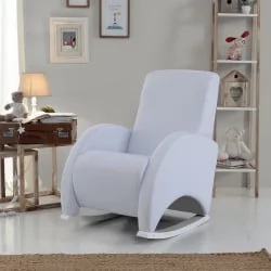 Кресло-качалка Micuna Wing/Confort white/white искусственная кожа