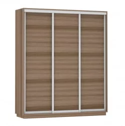 Шкаф-купе трехдверный Экспресс Трио Элемент 1800х2400h Ясень шимо тёмный