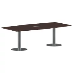 Конференц-стол на 6-8 человек ИМАГО ПРГ-4 Венге Магия-алюминий / IMAGO
