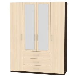 Шкаф распашный R-230х180х45-3-M(Венге-ДМ)