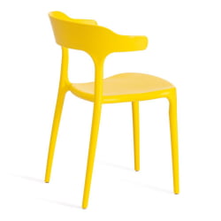 Стул TON (mod. PC33) пластик, 48 x 48 x 74 см, желтый (Yellow Y-01)