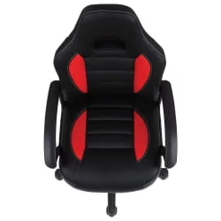 Кресло компьютерное BRABIX Spark GM-201 экокожа Черное/красное