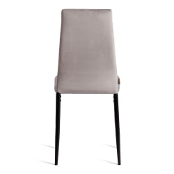 Стул Easy (mod. JSC02-1) металл, флок, 41 х 52 х 96 см, Light grey (светло-серый) HLR14 / черный Стул Easy (mod. JSC02-1) металл, флок, 41 х 52 х 96 см, Light grey (светло-серый) HLR14 / черный