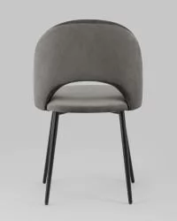 Стул Меган велюр Темно-серый