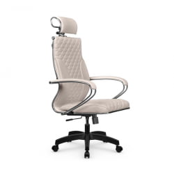 Кресло руководителя Metta L 2c 44C/K116 Infinity Easy Clean (MPES) Комплект 4 Светло-бежевое
