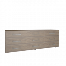 Тумба модульная трехсекционная ЙАЛТА ЛТ-ТС 3.3 Вяз Благородный / YALTA LT-TS