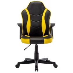Кресло компьютерное BRABIX Shark GM-203 экокожа Черный-желтый