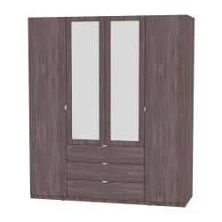 Шкаф распашный R-198х180х45-3-TR-M(ЯАТ)