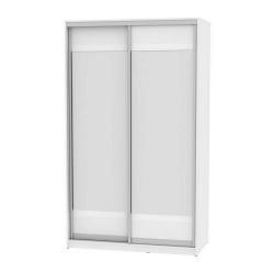 Шкаф-купе B-220х135х60-3(Белый-D10D10)
