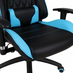 Кресло компьютерное BRABIX BRABIX GT Master GM-110 Черный-голубой