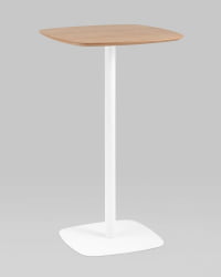 Стол барный Форм 60*60 Светлое дерево/белый / Form